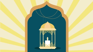Free Eid al-Fitr Light Background Template to Edit Online