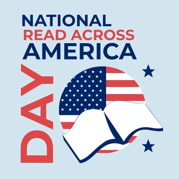 Free National Read Across America Day Clipart Template to Edit Online