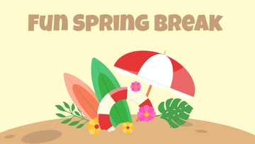 Free Spring Break Presentation Template to Edit Online Free Spring Break Presentation Template to Edit Online