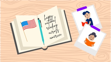 Free National Read Across America Day Image Background Template to Edit Online