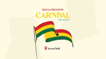 Free Ghana Independence Day Flyer Background Template to Edit Online