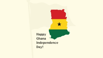 Free Happy Ghana Independence Day Background Template to Edit Online