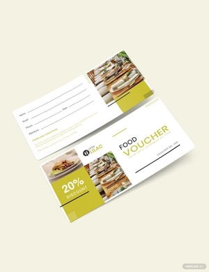 Catering Food Voucher Template