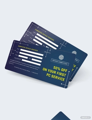 Computer Service Voucher Template