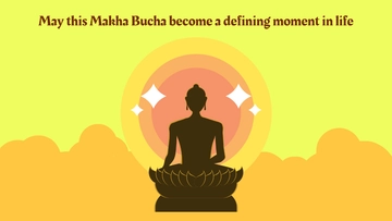 Free Makha Bucha Wishes Background Template to Edit Online Free Makha Bucha Wishes Background Template to Edit Online