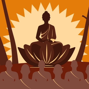 Free Makha Bucha Clipart Vector Template to Edit Online
