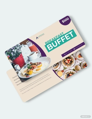 Hotel Breakfast Voucher Template