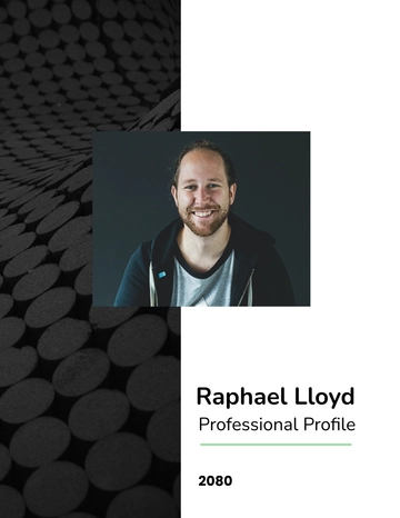 Free Professional Personal Profile Template to Edit Online