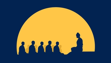 Free Makha Bucha Design Background Template to Edit Online