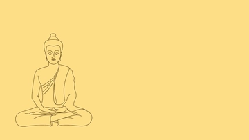 Free Makha Bucha Drawing Background Template to Edit Online