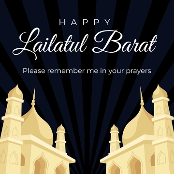 Free Lailatul Barat FB Post Template to Edit Online