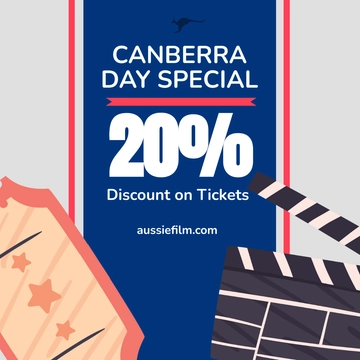 Free Canberra Day Flyer Vector Template to Edit Online