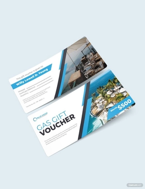 Hotel Gas Voucher Template