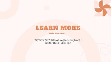 Free Simple English Presentation Template to Edit Online
