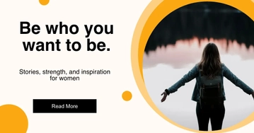 Free Women Blog Banner Template to Edit Online