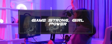 Free Women Twitch Banner Template to Edit Online