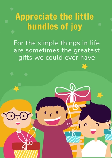 Free Children's Greeting Card Template to Edit Online