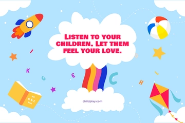 Free Children Blog Banner Template to Edit Online