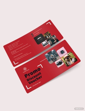 Promo Discount Voucher Template
