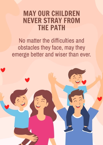 Free Children Sincere Wishes Template to Edit Online