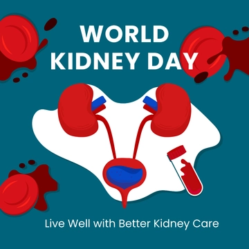 Free World Kidney Day FB Post Template to Edit Online