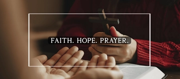 Free Prayer Facebook Cover Banner Template to Edit Online