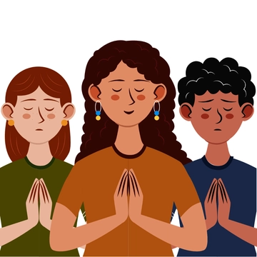 Free Prayer Art Template Clipart to Edit Online
