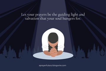 Free Prayer Blog Banner Template to Edit Online