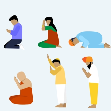 Free Prayer Icons Template to Edit Online