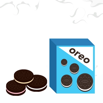 Free National Oreo Cookie Day Clipart Vector Template to Edit Online