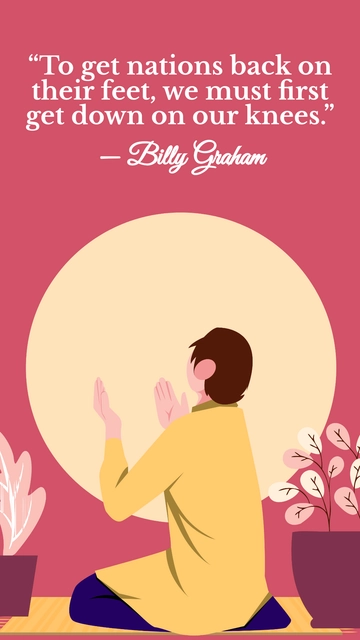 Free Prayer Quote Template to Edit Online