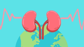 Free World Kidney Day Clipart Background Template to Edit Online
