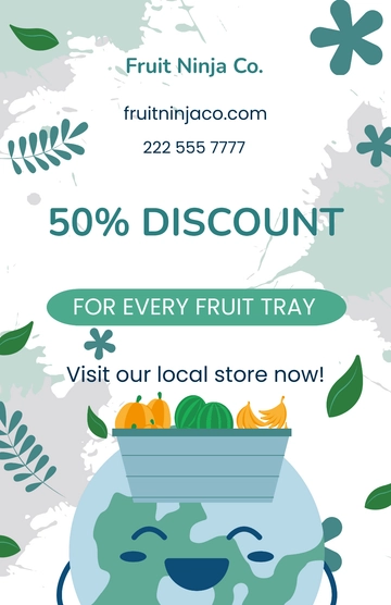 Free Earth Day Simple Poster Template to Edit Online