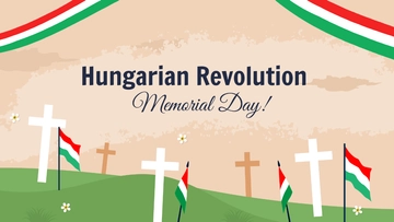 Free 1848 Revolution Memorial Day Banner Background Template to Edit Online