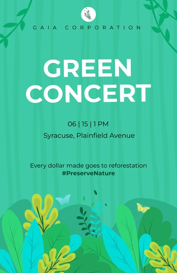 Free Nature Event Template to Edit Online