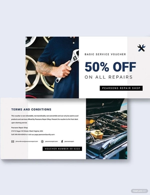 Basic Service Voucher Template
