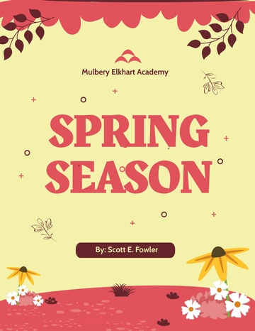 Free Spring Handout Template to Edit Online