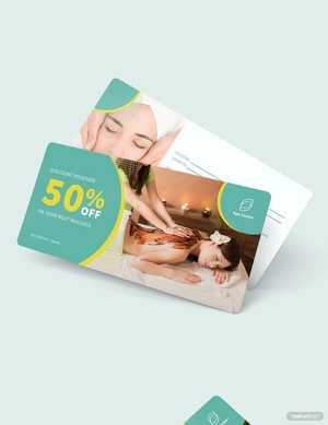 Blank Spa Voucher Template