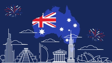 Free High Resolution Canberra Day Background Template to Edit Online