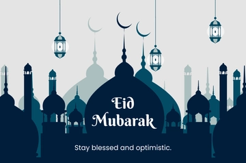 Free Eid al-Fitr Banner Template to Edit Online