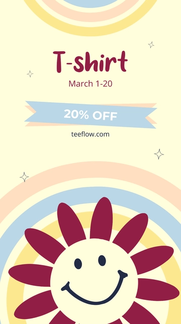 Free International Day of Happiness Flyer Background Template to Edit Online
