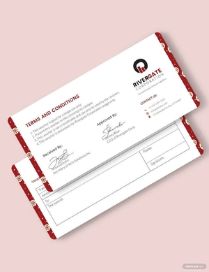 Christmas Cash Voucher Template