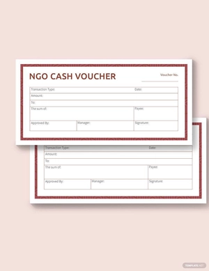Ngo Cash Voucher Template