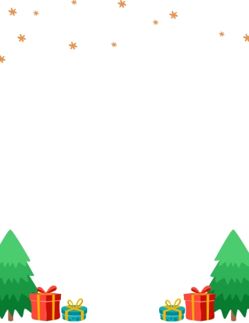 Free Christmas Letter Border Template to Edit Online