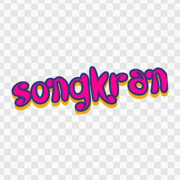 Free Songkran Text Effect Template to Edit Online