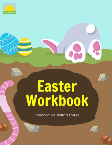 Free Easter Workbook Template to Edit Online
