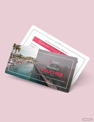 Hotel Prepaid Voucher Template
