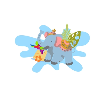 Free Songkran ClipArt Template to Edit Online