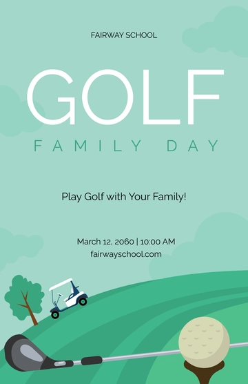 Free Golf Event Template to Edit Online
