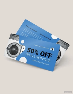Laundry Service Voucher Template